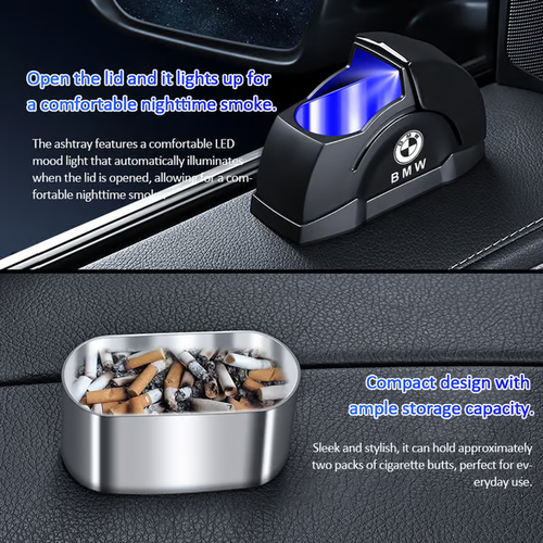 Portable car ashtray