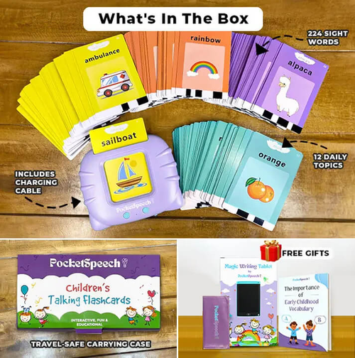 Children's enlightenment learning flash card reader