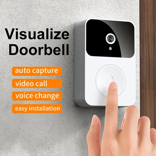 Hot Home Video Smart Tuya Wifi Doorbell With Camera Intercom Wireless Ring Visual Doorbell