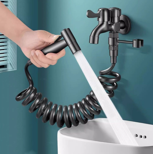 Multifunctional 2-in-1 faucet with spray gun