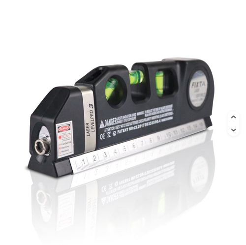 Cross straight line high precision multifunctional laser level laser level steel ruler