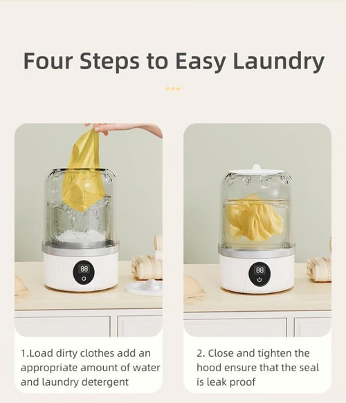 🛀Portable Mini Washing Machine