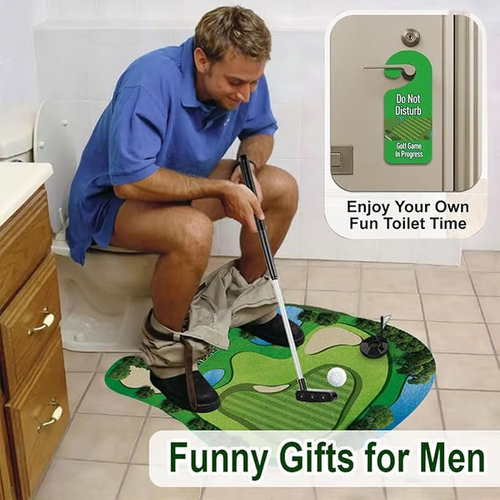 🔥49% OFF⛳Toilet Game Mini Golf Toy,Gag Gifts for Adults Funny