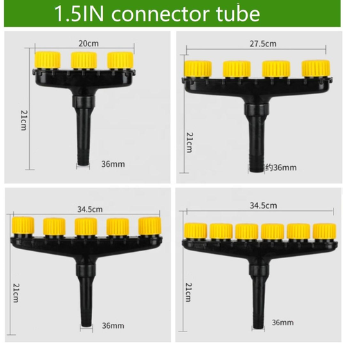 Irigasi pertanian kebun 6 kepala sprinkler