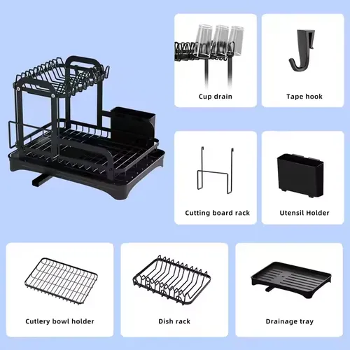 Multifunctional bowl and chopstick storage rack