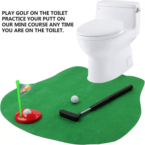 🔥49% OFF⛳Toilet Game Mini Golf Toy,Gag Gifts for Adults Funny