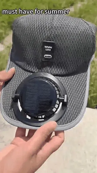 Popular in 2025 ⚡Solar fan baseball cap