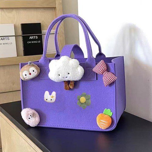 ✨(Buy 1 Get 1 Free) Perfect Christmas Gift✨Cartoon Felt Tote Bag