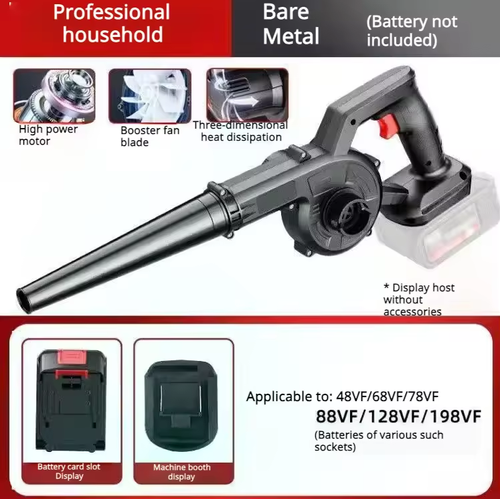 Lithium battery blower small rechargeable suction electric blowing and suction dual-use outdoor industrial dust collector