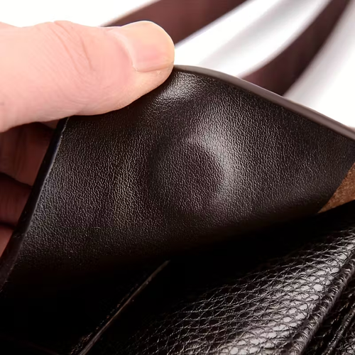 Men's Basic Microfiber Leather Shoulder Bag