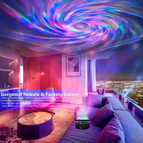 Color Changing Star Master Night Lamp – Rotating Galaxy Projector