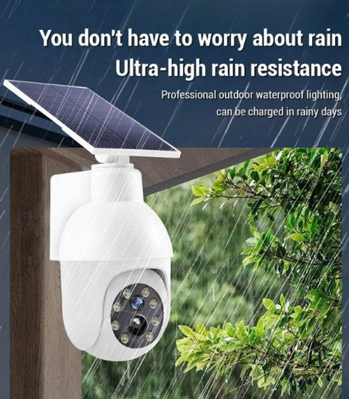 Solar Simulated Surveillance Camera Street Light