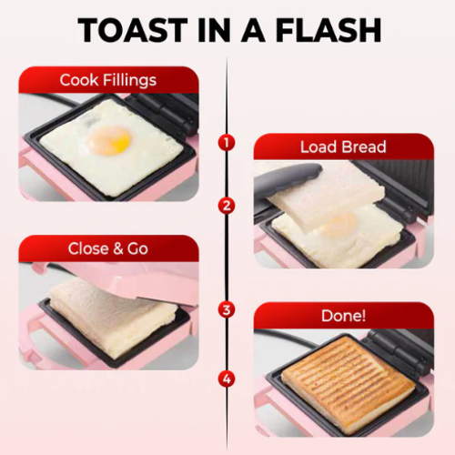 Household Multi-Functional Breakfast Griller