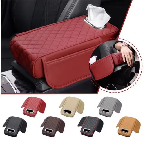 ArmrestCover: Universal Car Armrest Cover Support With Storage Pockets
