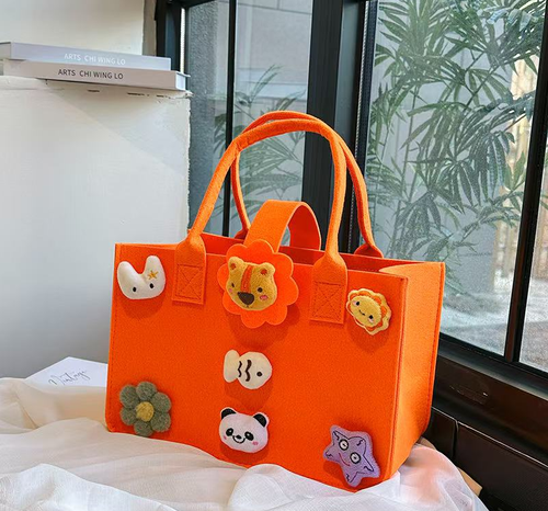 ✨(Buy 1 Get 1 Free) Perfect Christmas Gift✨Cartoon Felt Tote Bag