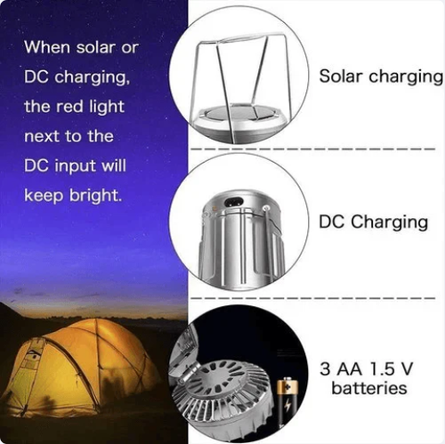 Popular in 2025 ⚡Multifunctional solar portable lamp