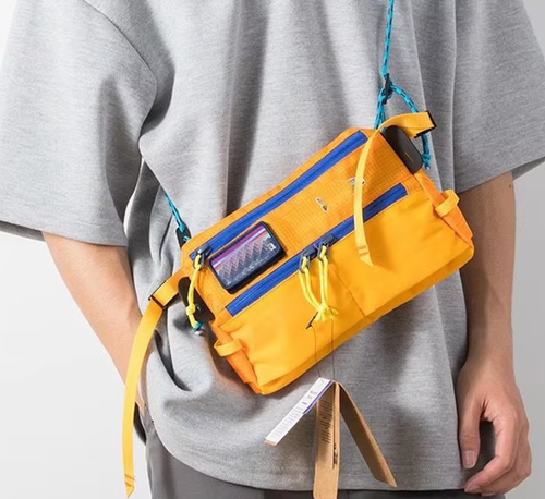 Multicolor Zippered Fly Fishing Crossbody Bag