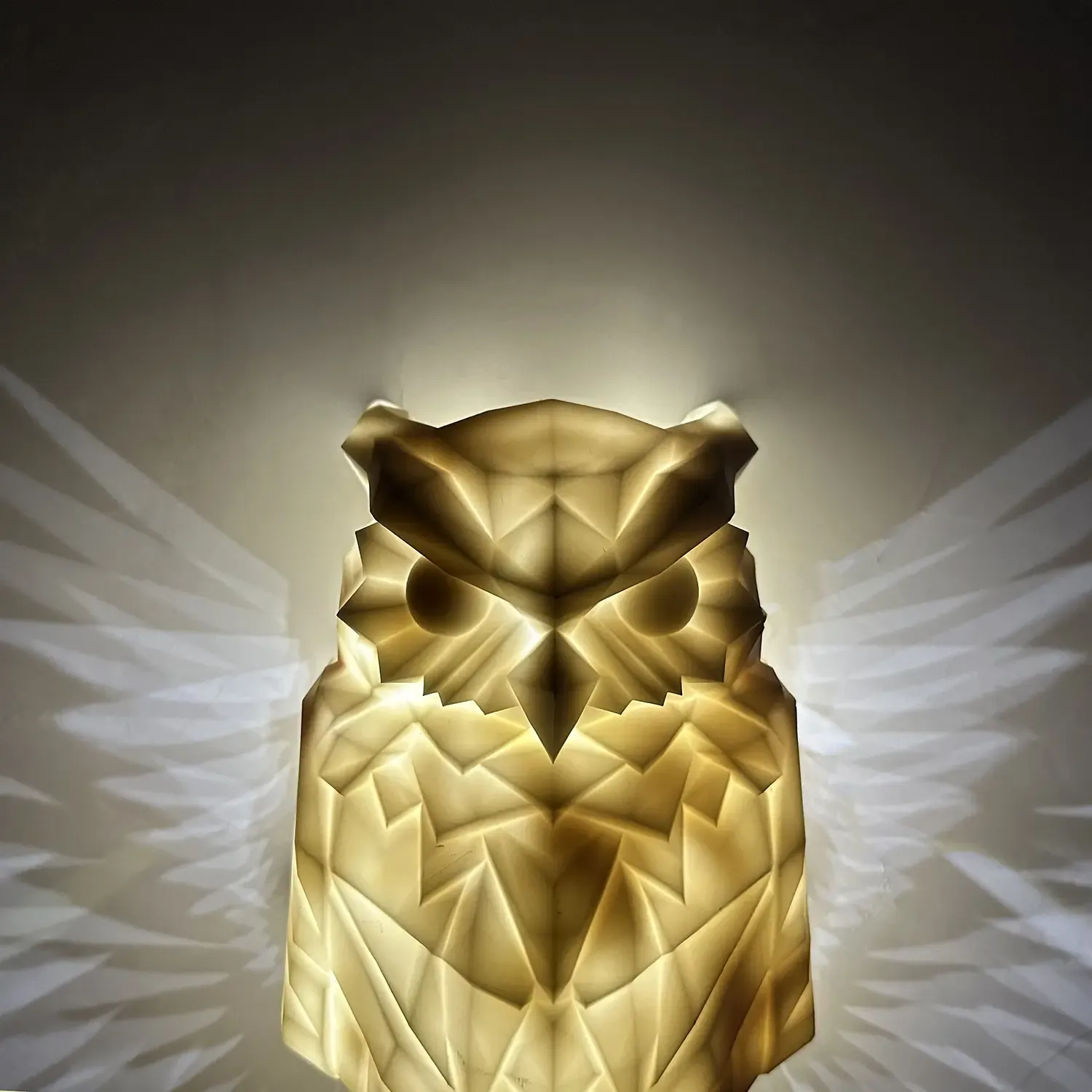 3D Animals LED Wall Night Light Owl Hanging Lights Bald Eagle Wall Lantern Lion Lamp for Stairway Hallway Kitchen