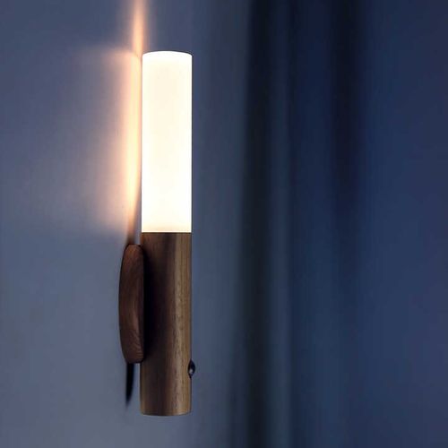 Portable Wireless Magnetic USB Rechargeable Smart Indoor Sensor Control Wall Induction Lamps for Living Bed Room