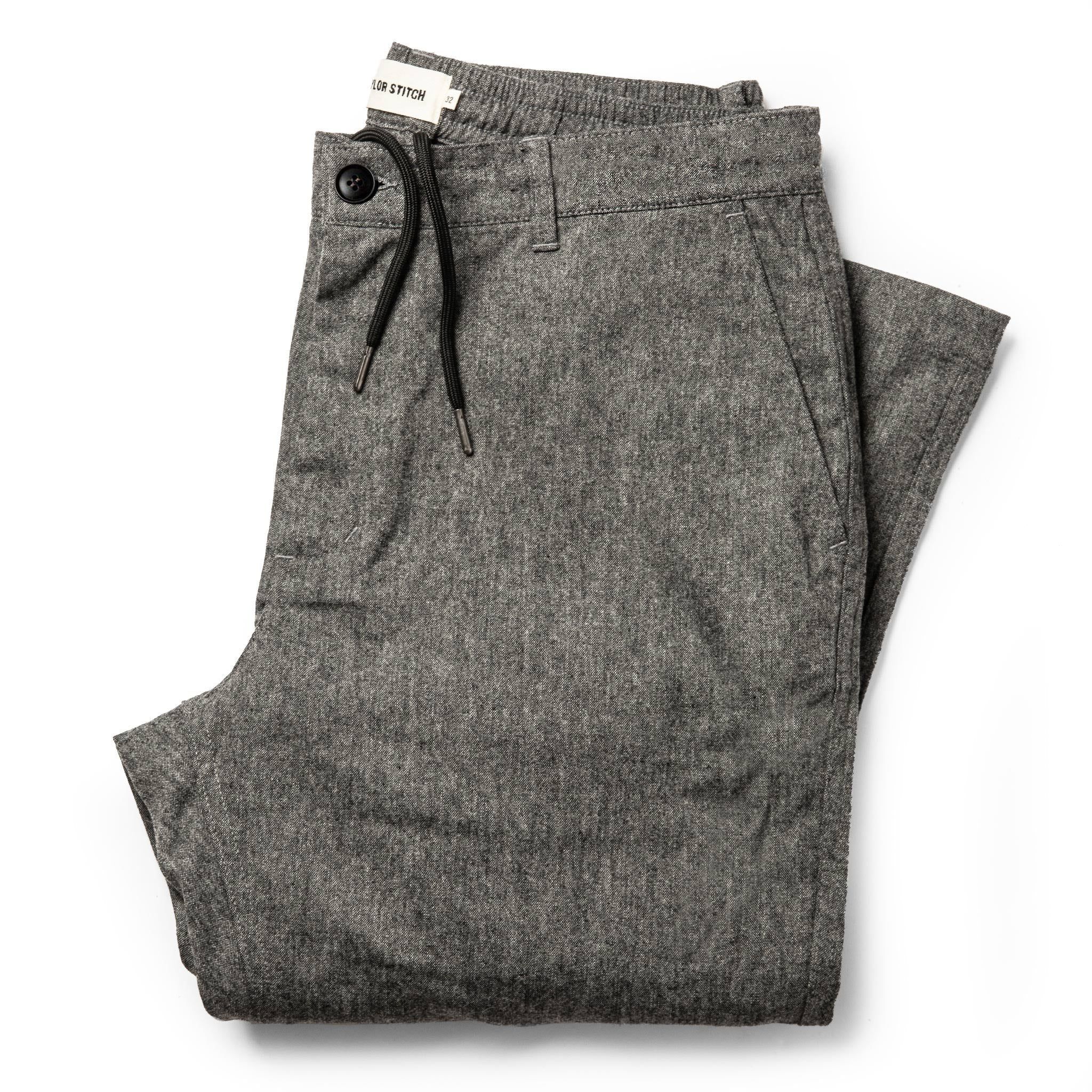 Aawvc Carmel Pant in Charcoal Birdseye Wool