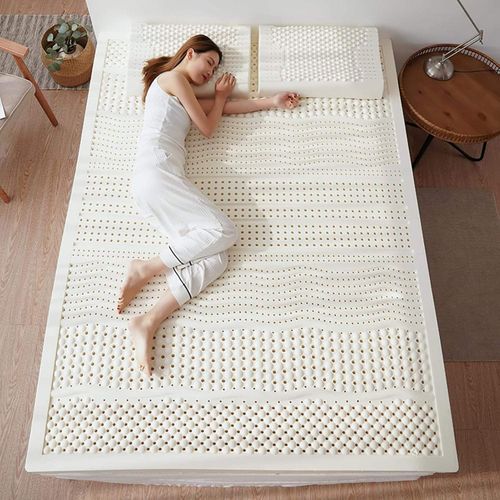 Colchão de massagem de látex natural,king size,2m*2m*7.5cm