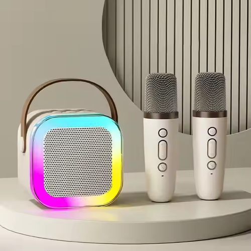 Hot K12 G Shape LED Night Light RGB BT Wireless Speakers Sunrise Bedside Atmosphere Lamp with Stereo Colorful Music Rhythm Light