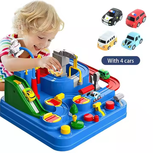 Car adventure toys get 3 cars + jack + airplane