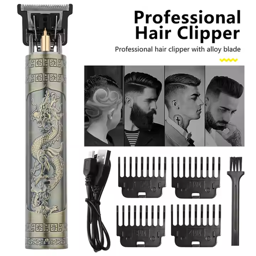 Vintage T9 Electric Hair Clipper Professional Hair Cutting Machine Men's Shaver Trimmer for Men Beard Haircut Machine