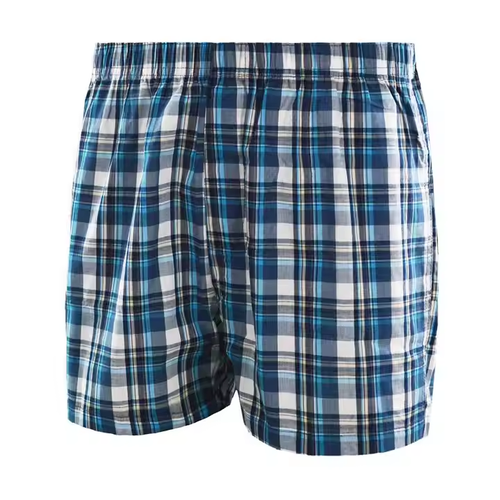 Plaid beach shorts for men