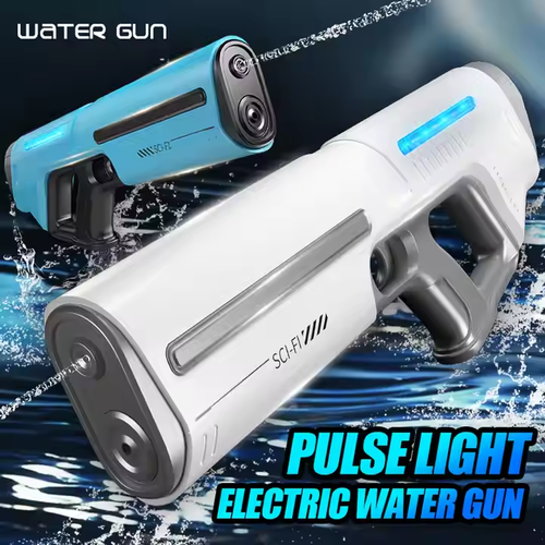 Fully automatic pulse electric continuous water gun (with dual batteries + goggles + charging cable)