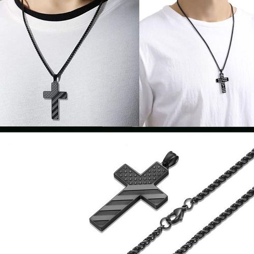Creative Scripture Cross Pendant