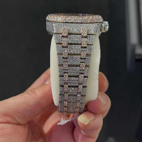 Diamond-encrusted Watch