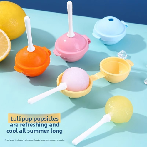 Food Grade Ice Cream Lollipop Molds, Freezer Ice Trays, Baby Food Containers, DIY Popsicle Maker for Home Kitchen, BPA Free