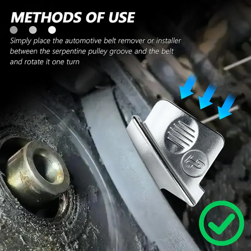2pcs Belt Removal & Installation Tool Set for Automotive Timing Drive Belts Durable Aluminium Alloy Tools Easy Use