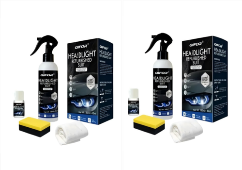 Automotive Headlamp Restoration Fluid - Crystal Coating Agent for Oxidized, Yellowed, Blurred Headlamps, Fog Lights, DIY Car Care Detailing Tool, Oxidized Headlamps