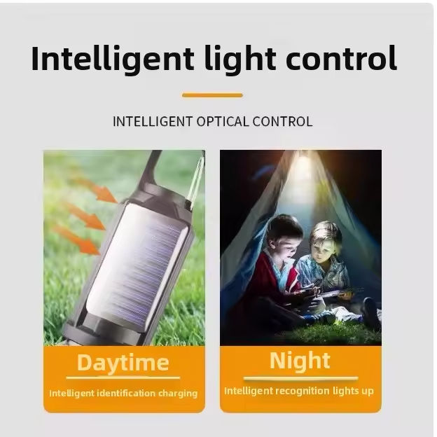 Multifunctional Portable Solar Charging Camping Lamp Lithium-ion Outdoor Lighting Power Supply Spherical Tent Bulb Explosion-proof