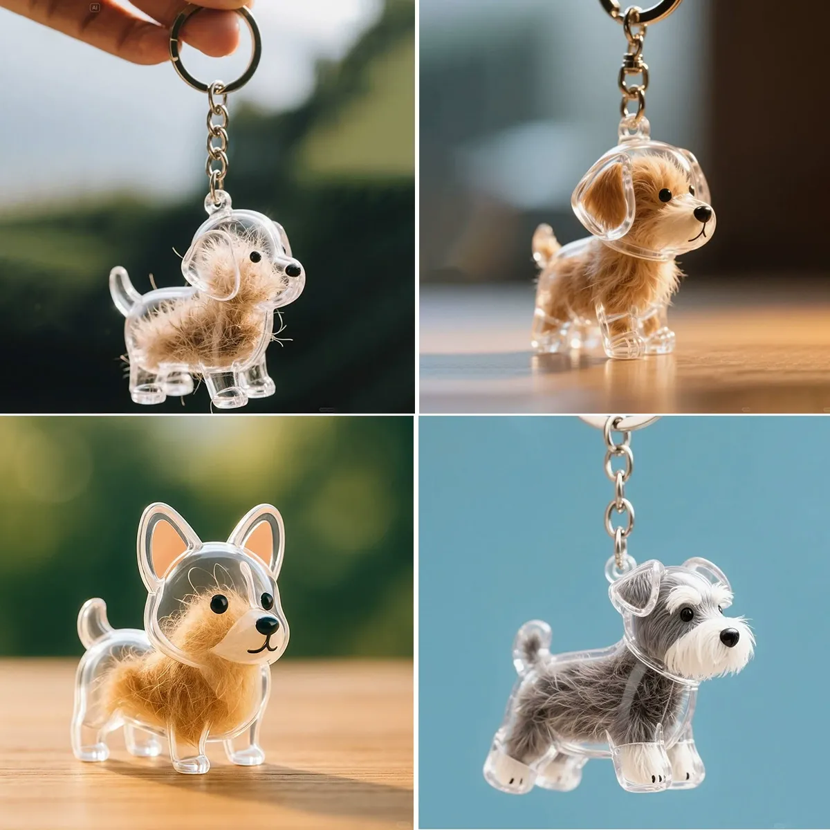🐶🐈Personalized Pet Hair Holder Keepsake – Memorial Gift for Dog or Cat Lovers💞