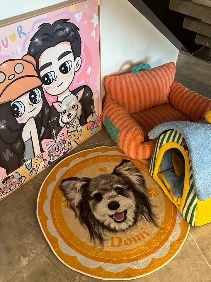 Found the Perfect Personalized Pet Rug for My Dog – And I’m Obsessed 🐾