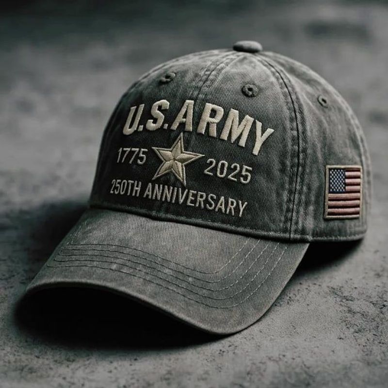 250th Anniversary U.S. Army Cap: Patriotic Veteran Gift