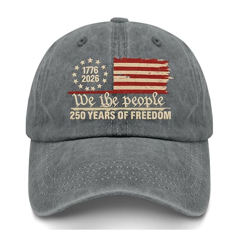 Us 250th Anniversary 250 Years Freedoms 1776 2026 Baseball Hats Funny