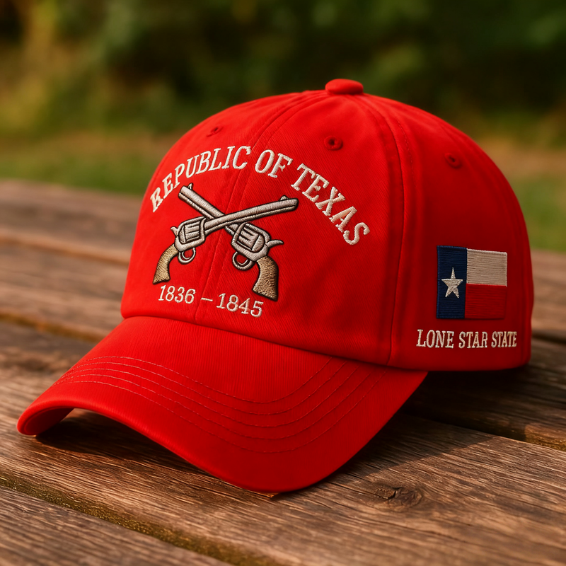 🔥Only a Few Left -Republic of Texas Independence Cap