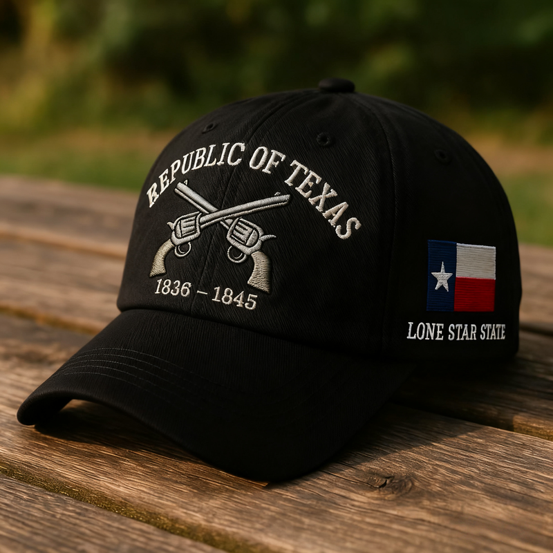 🔥Only a Few Left -Republic of Texas Independence Cap