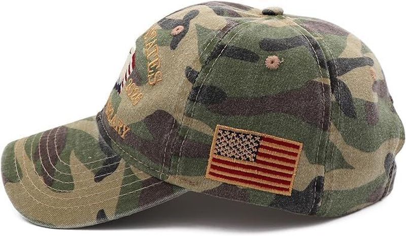 USA 250th Anniversary Hat, Adjustable 250th Anniversary Printed Patriotic Baseball Caps, Tribute Retro Washed Hat