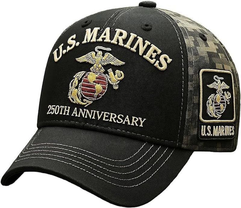 USA 250th Anniversary Hat, Adjustable 250th Anniversary Printed Patriotic Baseball Caps, Tribute Retro Washed Hat