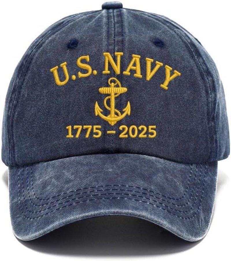 USA 250th Anniversary Hat, Adjustable 250th Anniversary Printed Patriotic Baseball Caps, Tribute Retro Washed Hat