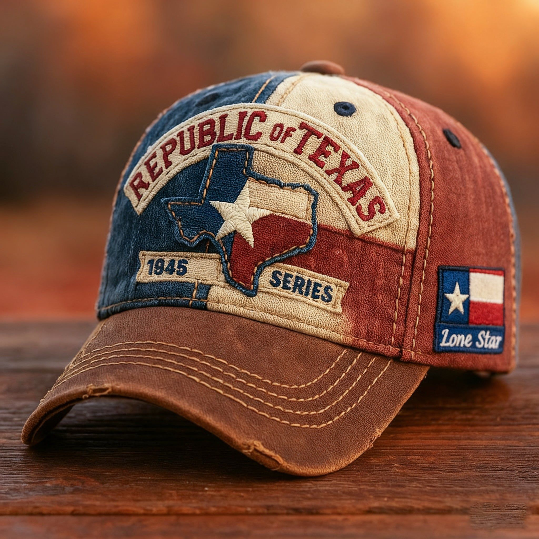 🔥LAST DAY 48% OFF -🤩"Lone Star Legacy" Texas Republic Cap