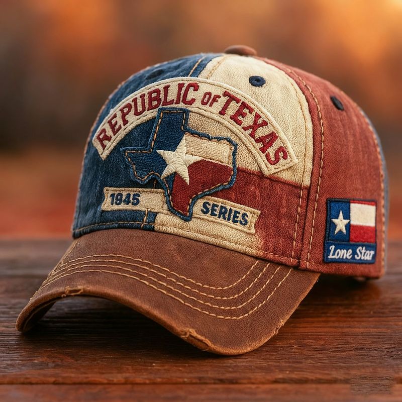 🔥LAST DAY 48% OFF -🤩"Lone Star Legacy" Texas Republic Cap