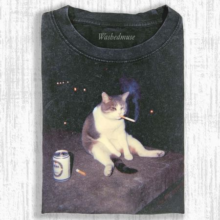 WACKY CAT  T-SHIRT