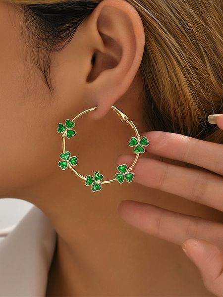 Women's St. Patrick's Day Shamrock Earrings