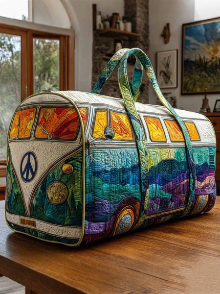 Freeway Dreams  Quilted Duffle Bag